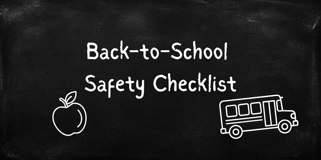 back to school safety checklist